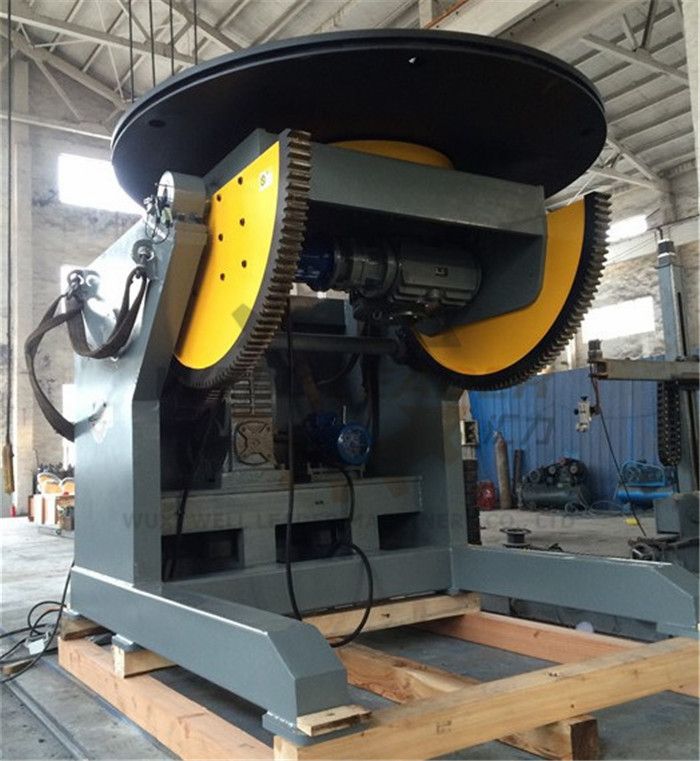 High Precision Pipe Rotating Welding Table With Slew Bearing Oil Free Gearbox