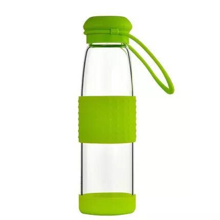 High Grade Borosilicate Glass Water Bottle with tea infuser