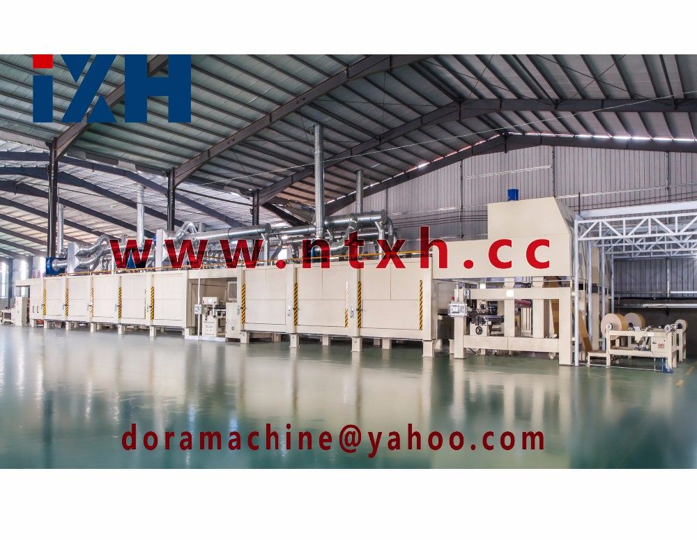 Horizontal paper impregnation dryer line/Phonolic resin impregnating