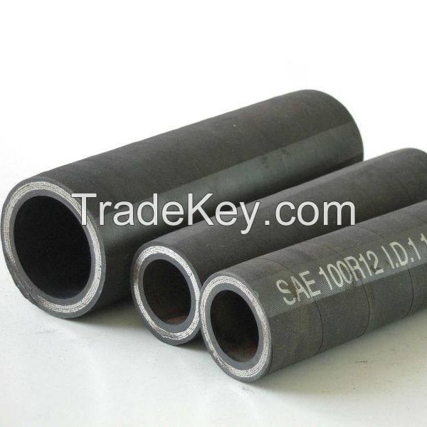 hydraulic hose-oil resistant synthetic rubber-one steel wire braid-SAE 100R1AT/EN853 DIN 1SN