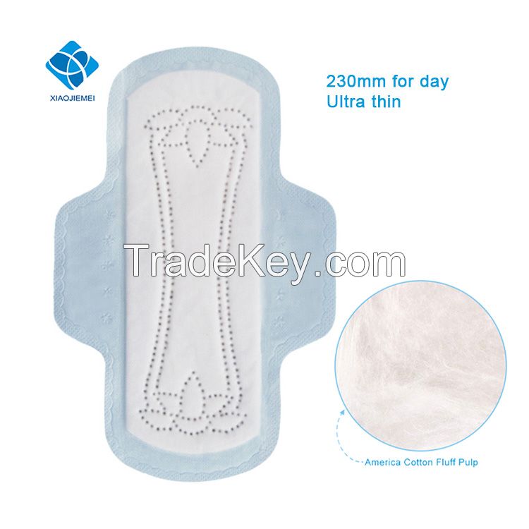 Factory Anion Chip Degradable Sanitary Napkin For Day and Night Care