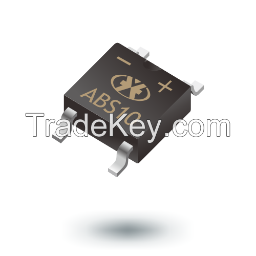 ABS10, the surface mount bridge rectifiers diodes packed by ABS case