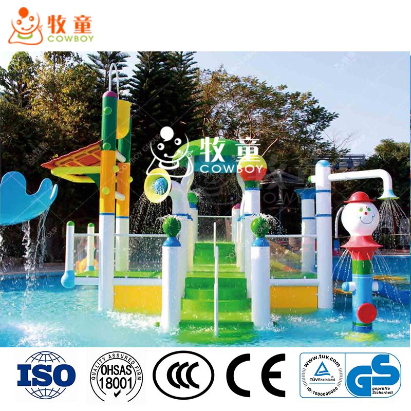 Cowboy Firberglass Water Slide Tube Water Park Equipment