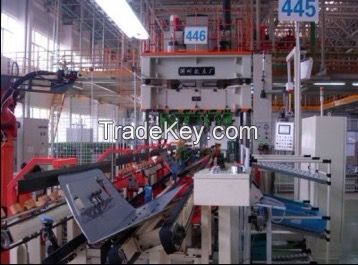 4 column Hydraulic press machine, glass production, garments and textile