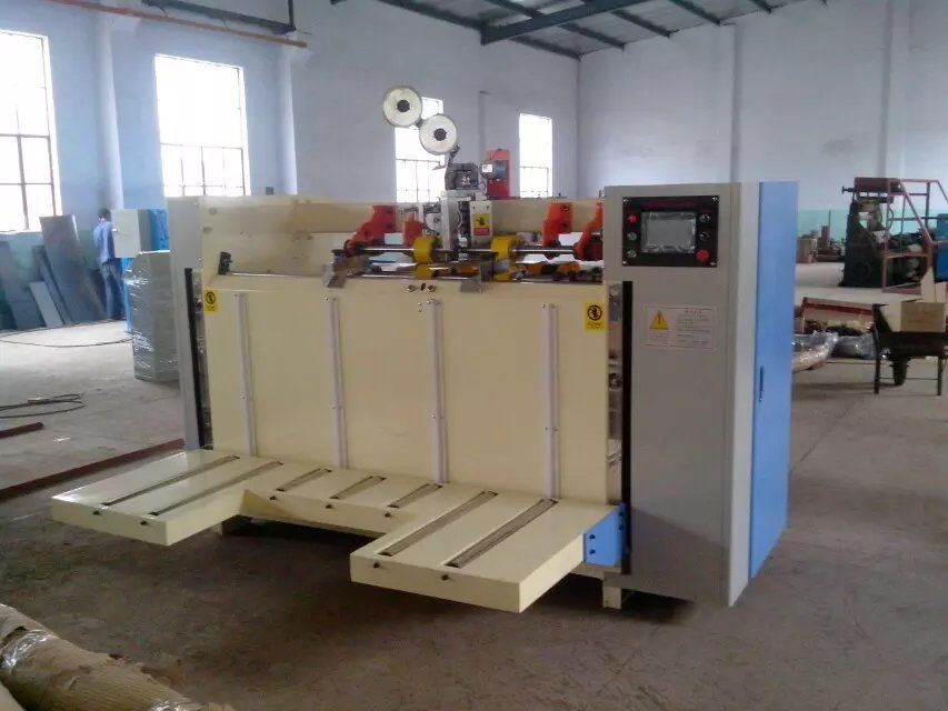 semiautomatic servo control corrutaged carton box stitching machine