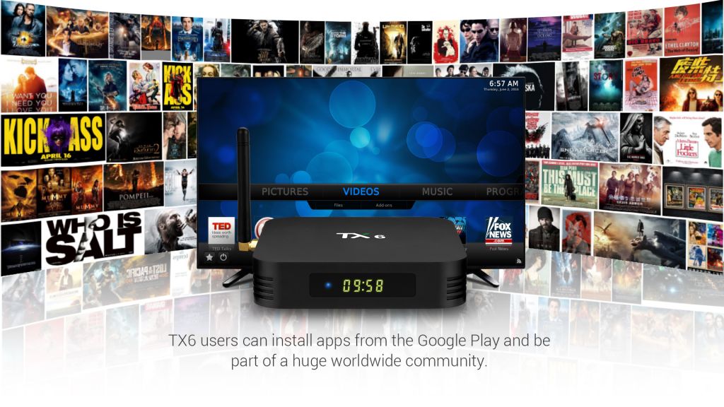 Android 7.1 TV Box 4GB RAM 32GB ROM Allwinner H6 TX6mini Smart TV Box