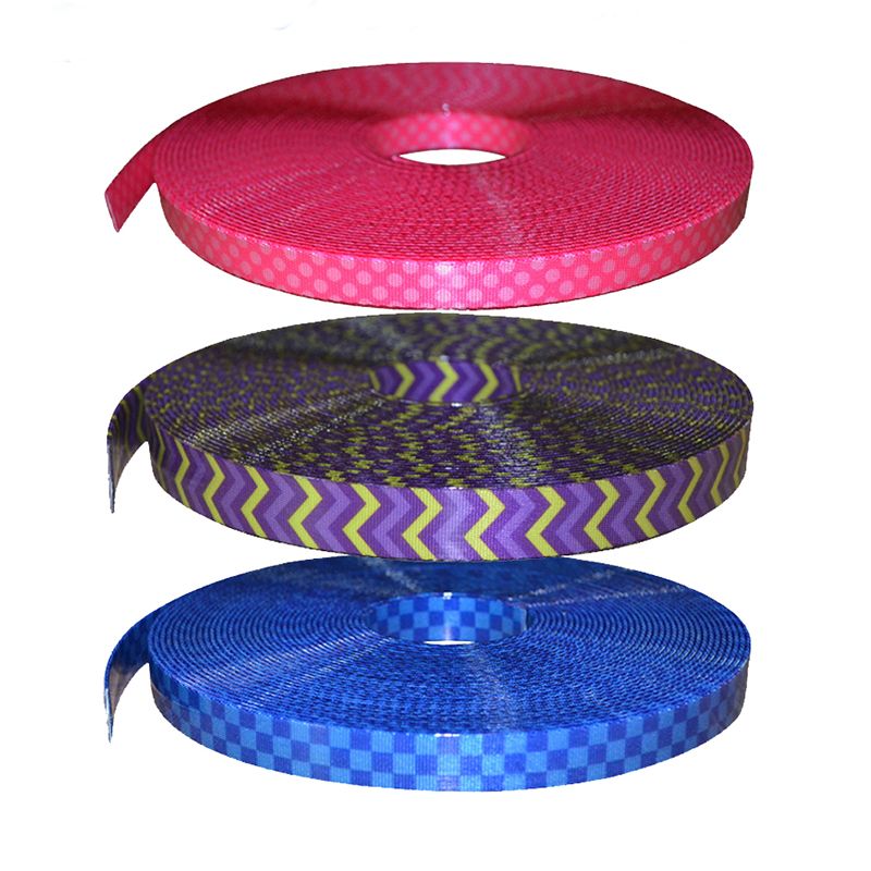 Custom Printing Pattern TPU/PVC Vinyl Coated Webbing for Underwear Accessories