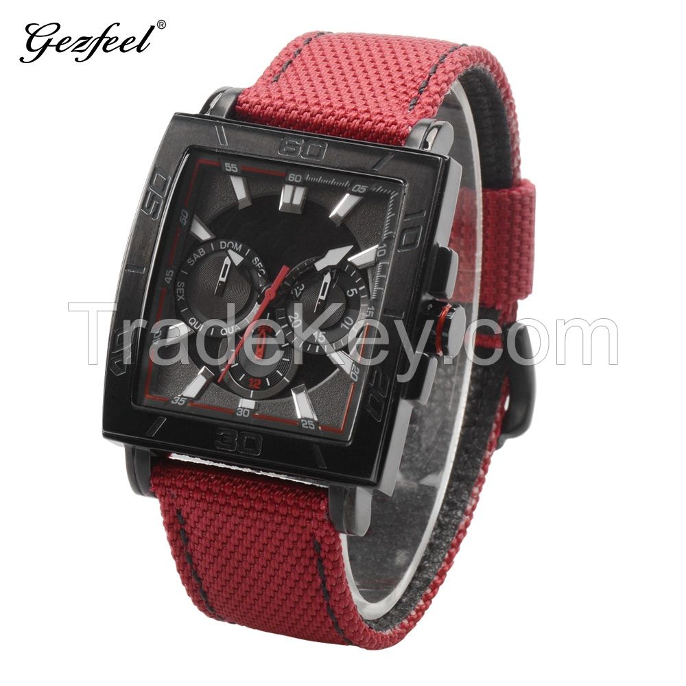 Hot Sale Men Stainless Steel Quartz Analog Hand Sports Wrist Watches