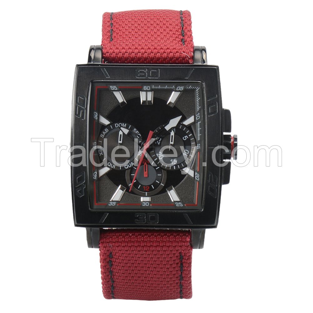 Hot Sale Men Stainless Steel Quartz Analog Hand Sports Wrist Watches