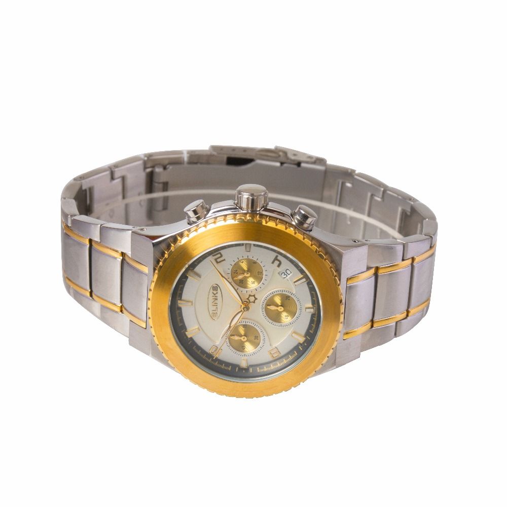 Germanium Magnetic Quartz Watch Stainless Steel Back Health Care Magnetic Watches