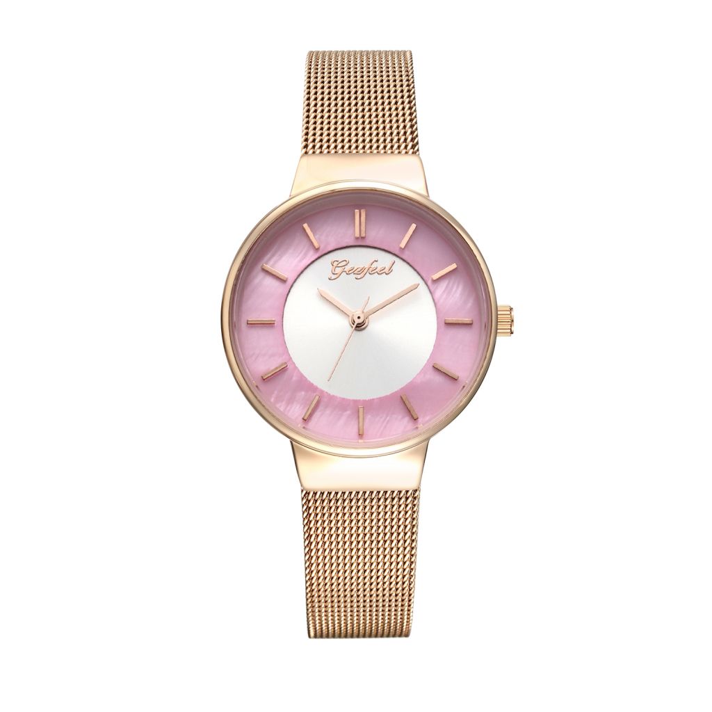 Welcomed Fashion Gift Metal Brass Material Cheap Women Wrist Watch