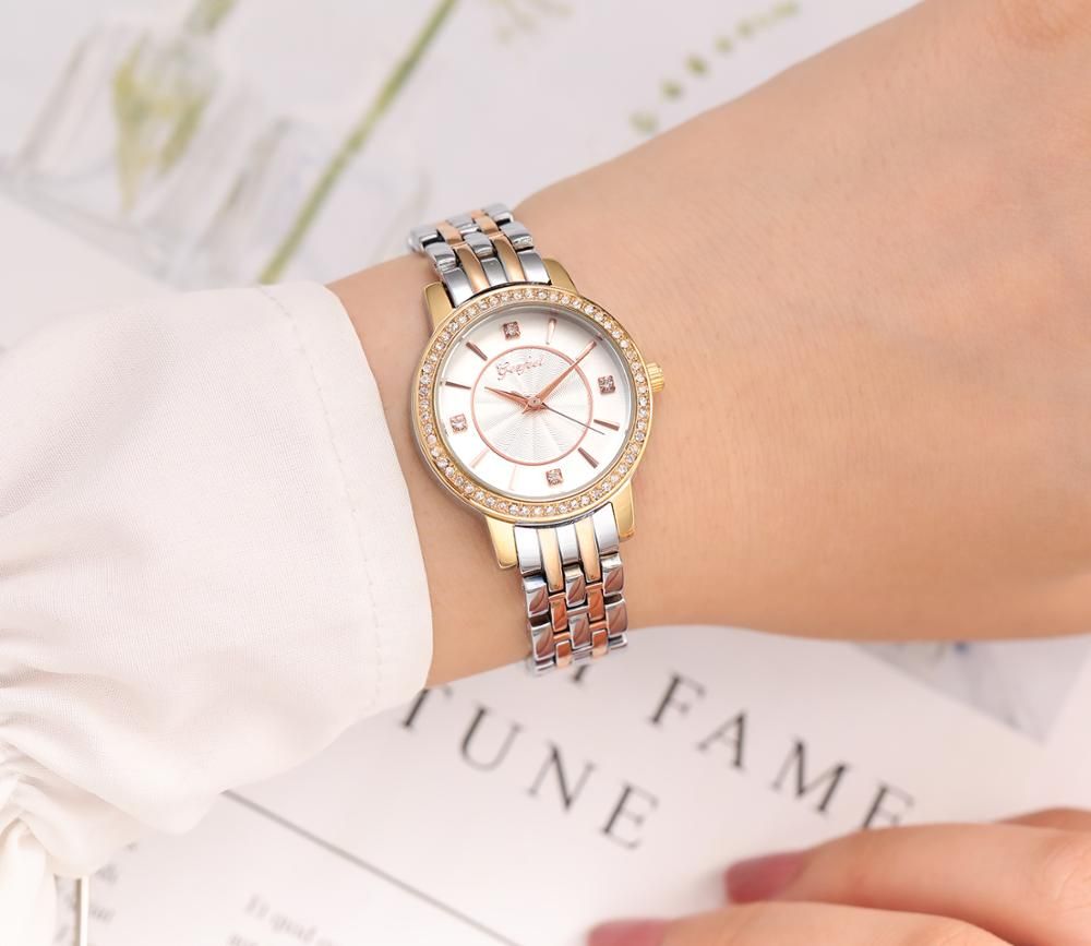 OEM Fashion Ladies Dress Watch Japan Movt Water Resistant Female Wristwatch 