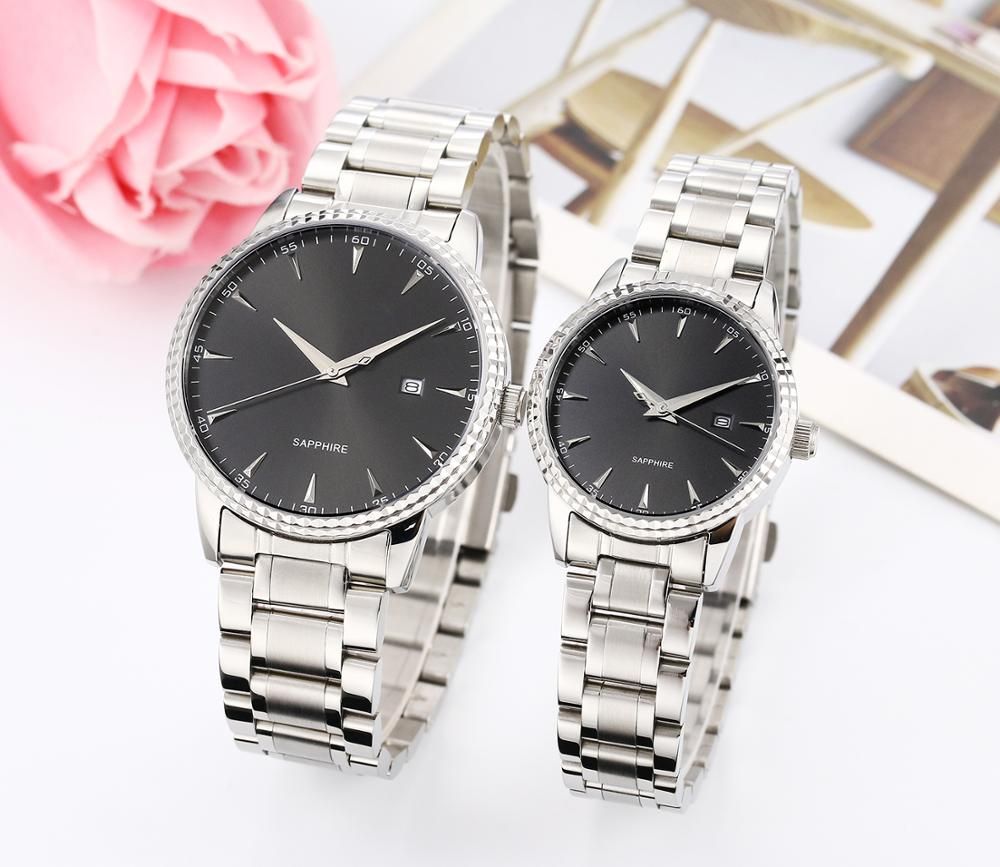 Custom lover stainless steel wristwatch japan movt  water resistant watch for men and ladies