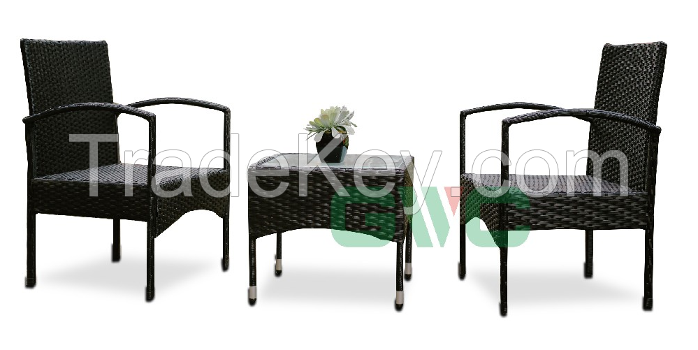 PE Rattan Wicker Set 3 PCS From Vietnam 