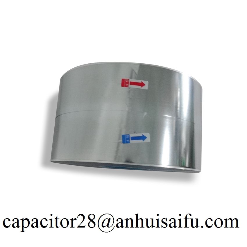 Aluminum metallized polyester film capacitor grade