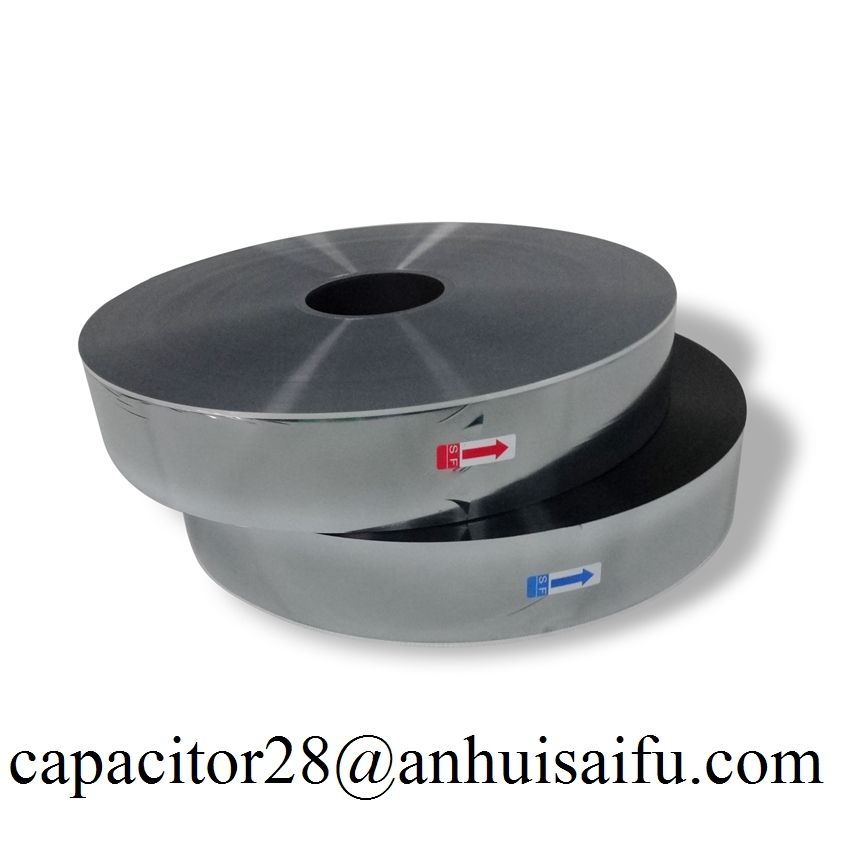 Aluminum metallized polyester film capacitor grade