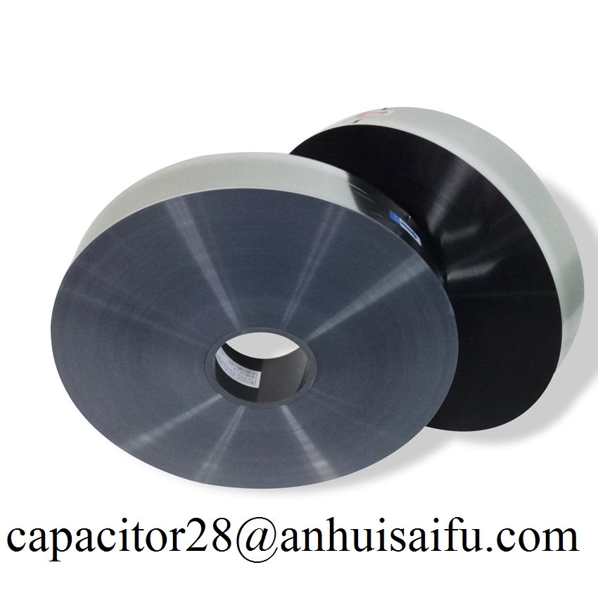 Aluminum metallized polyester film capacitor grade