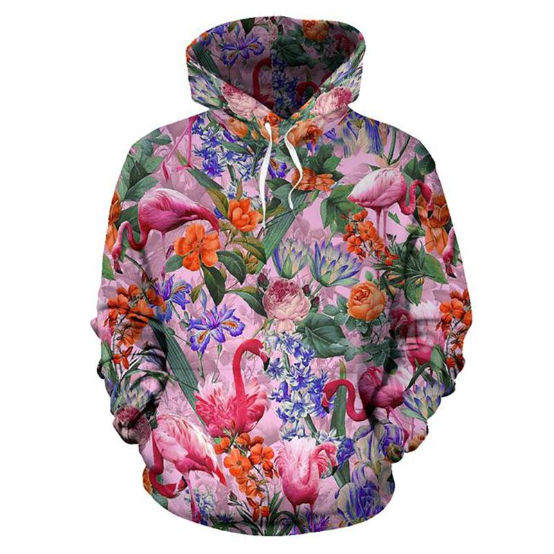 2019 new rose skull pattern 3d sublimation printing hoodies