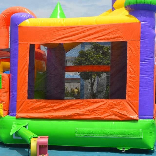 5006343- Factory Wholesale Cheap Inflatable Bouncer with Slide Combo for Toddlers