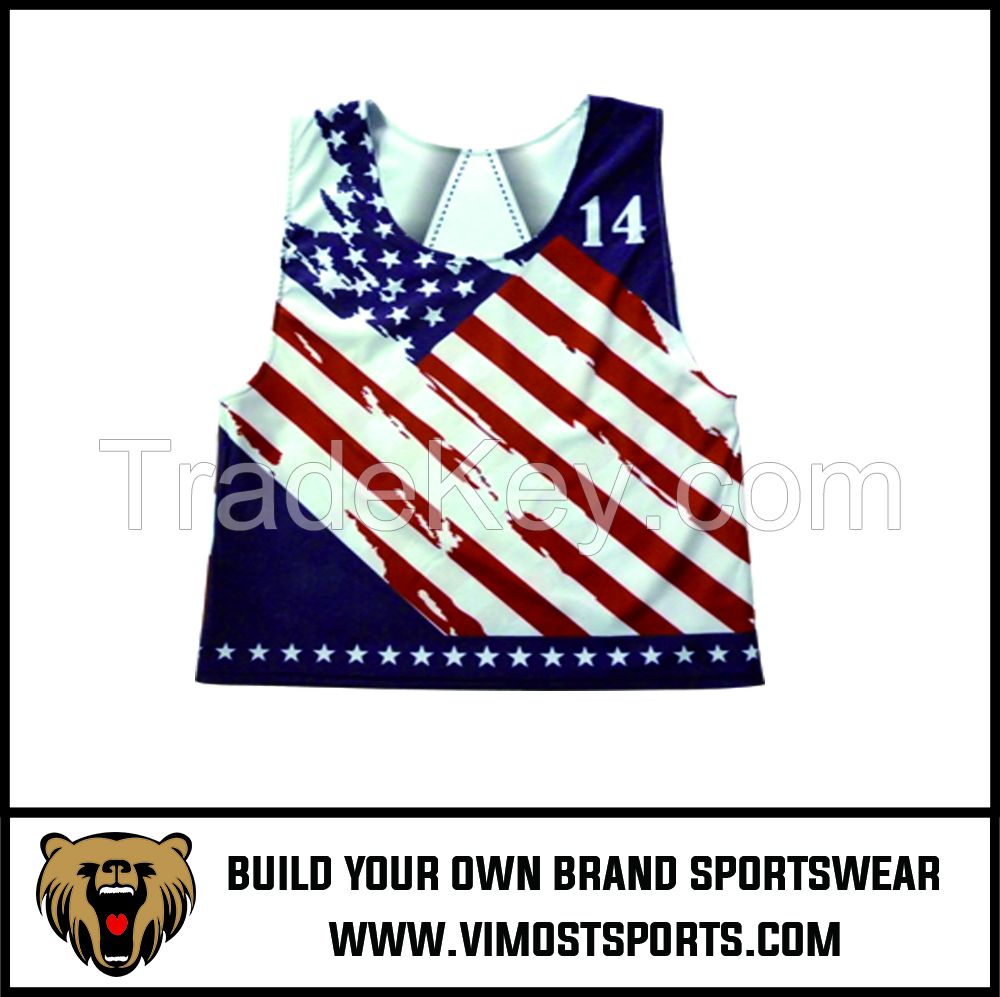 100% Polyester Breathable Reversible Pinnies