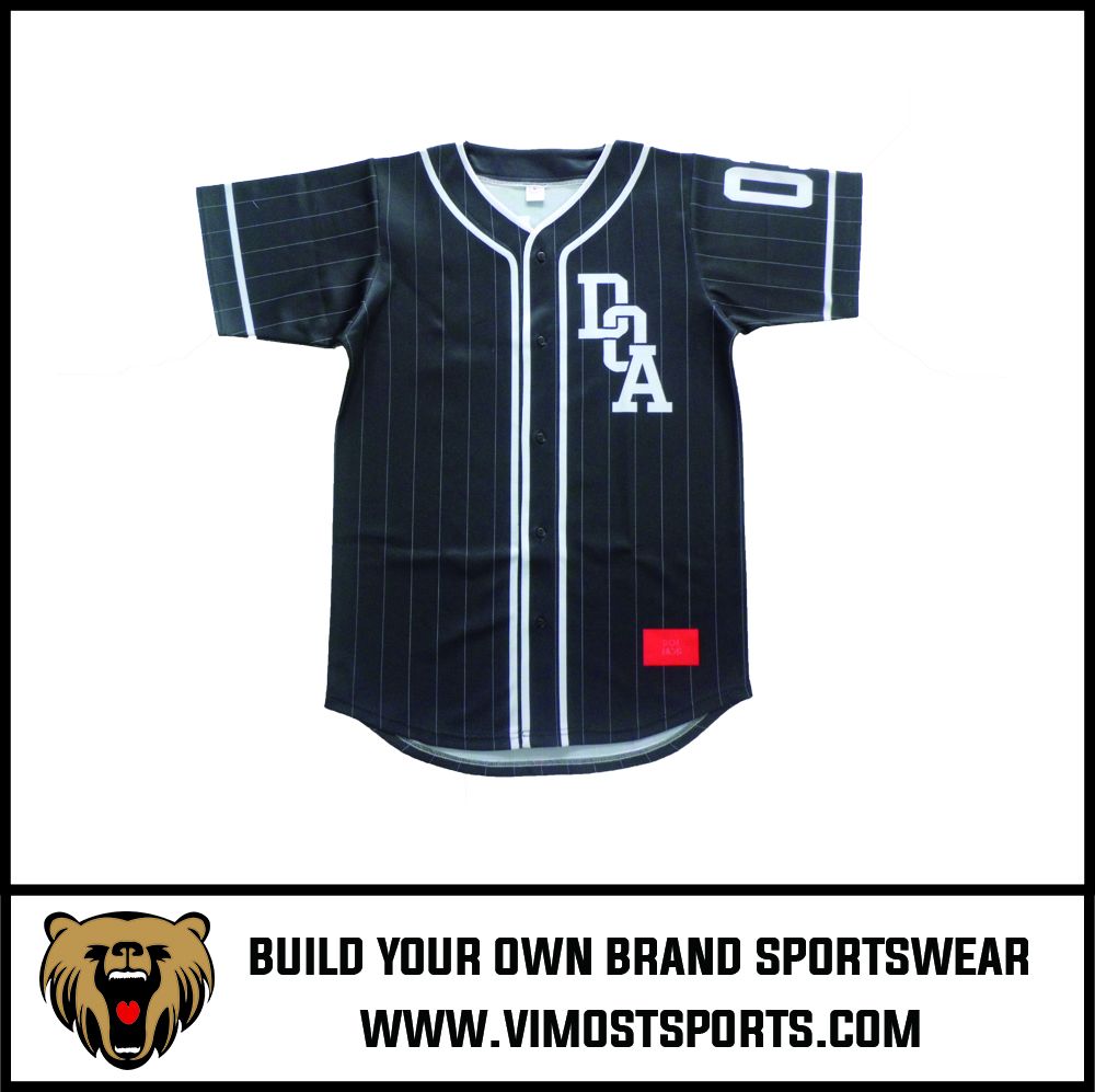 OEM 100% polyester Custom Sublimation Baseball Jersey