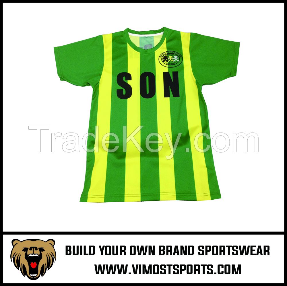 OEM 100% Polyester  Custom Sublimation Soccer jersey