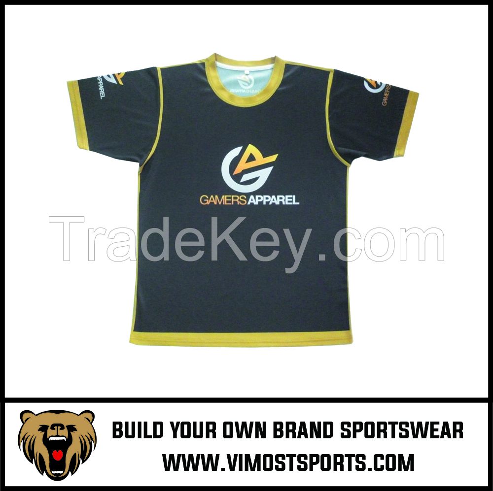 OEM Custom Sublimation Printed sportswear T-shirt