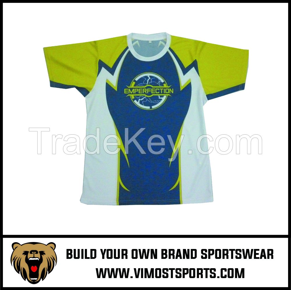 OEM Custom Sublimation Printed sportswear T-shirt