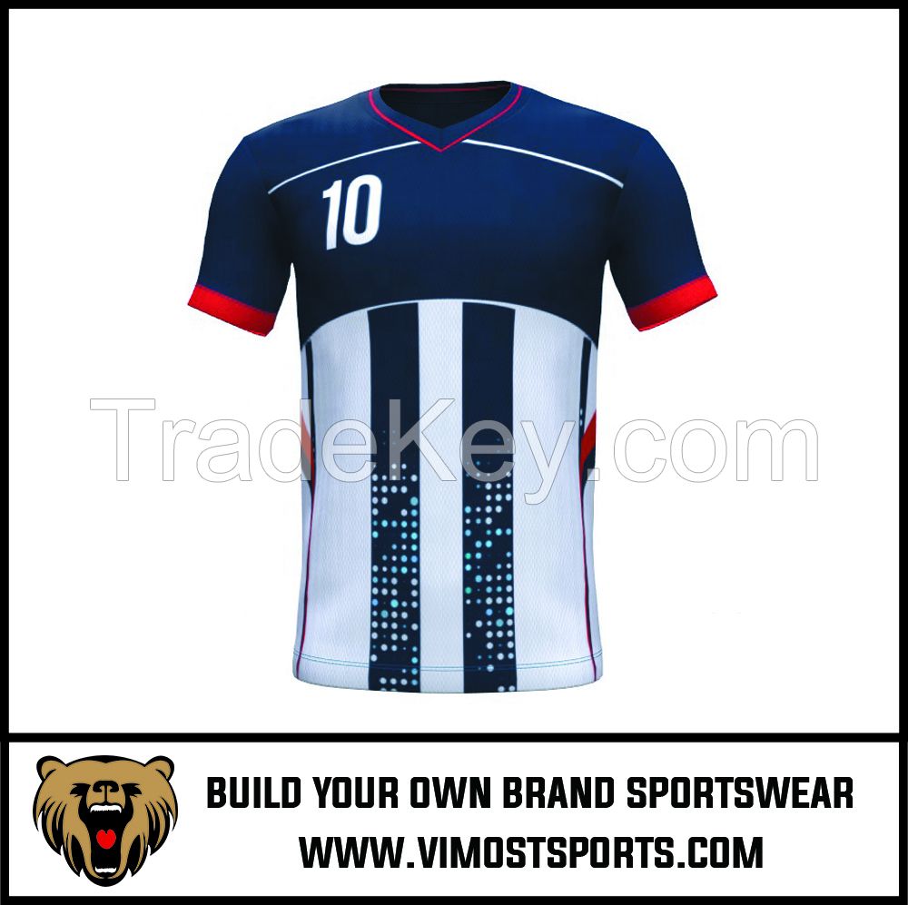  Custom Team LOGO Sublimation Men Soccer Football Jersey