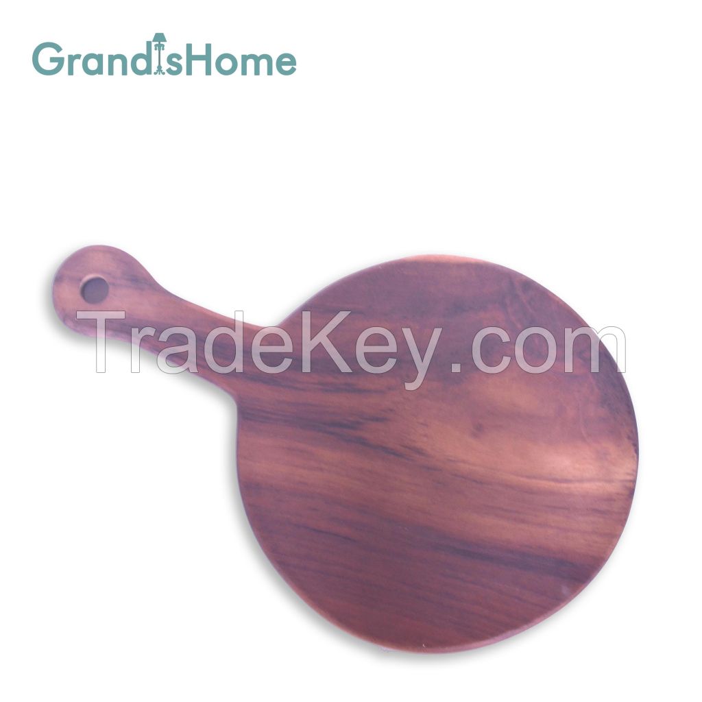 Solid Wood Pizza Plate Cutting Board Chopping Board Chopping Block Butcher Block Pizza