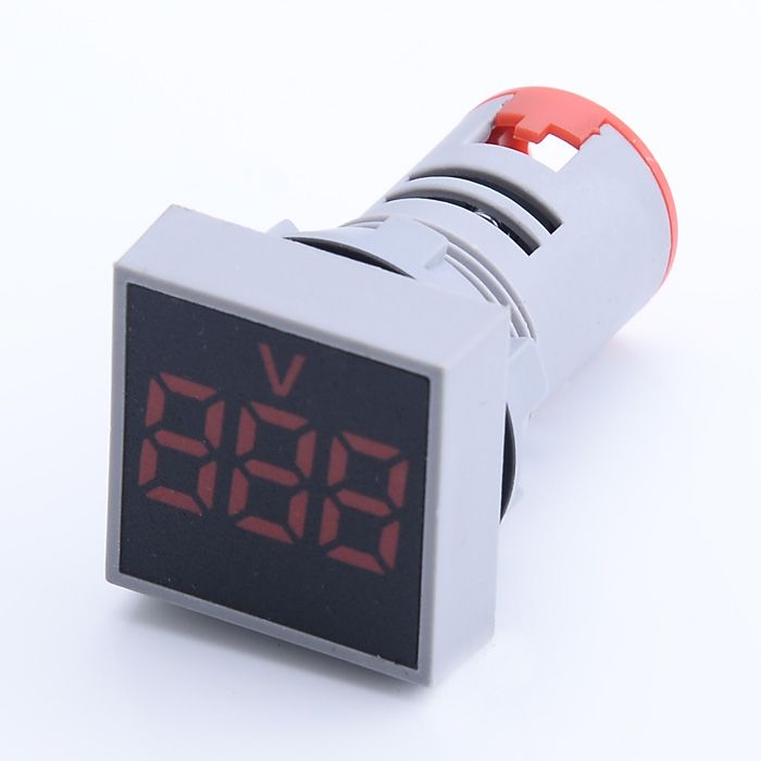 New series AC 20-500V waterproof mini led indicator voltmeter digital display voltage meter digital Indicator AD101-22AMS