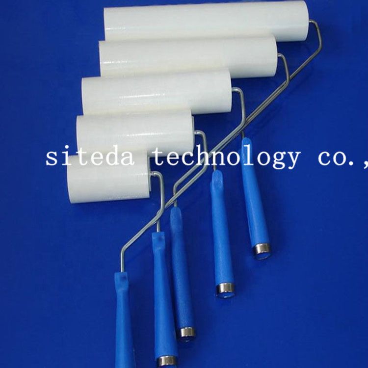 China Manufacturer PE And PP Film Cleanroom Sticky Roller For Particle Dust Removal