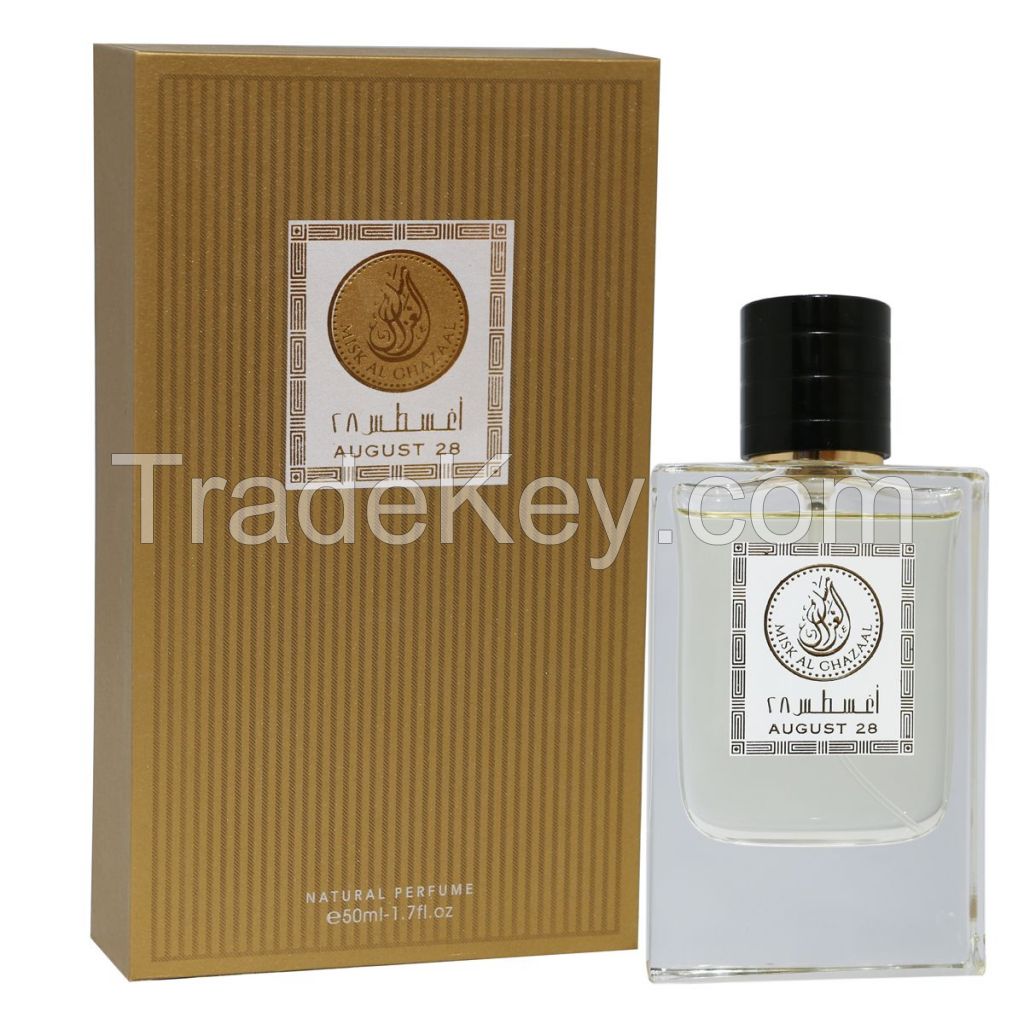 MISK AL GHAZAAL AUGUST 28, PERFUME FOR MEN AND WOMEN, EDP 50ML