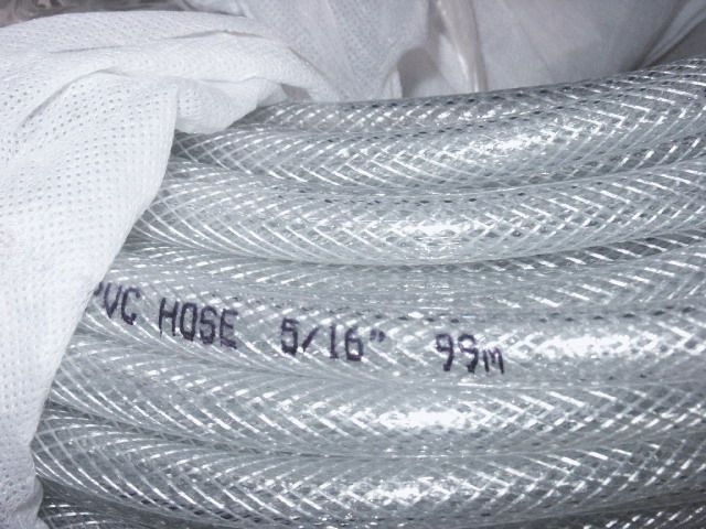 PVC REINFORCED WATER HOSE, CLEAR