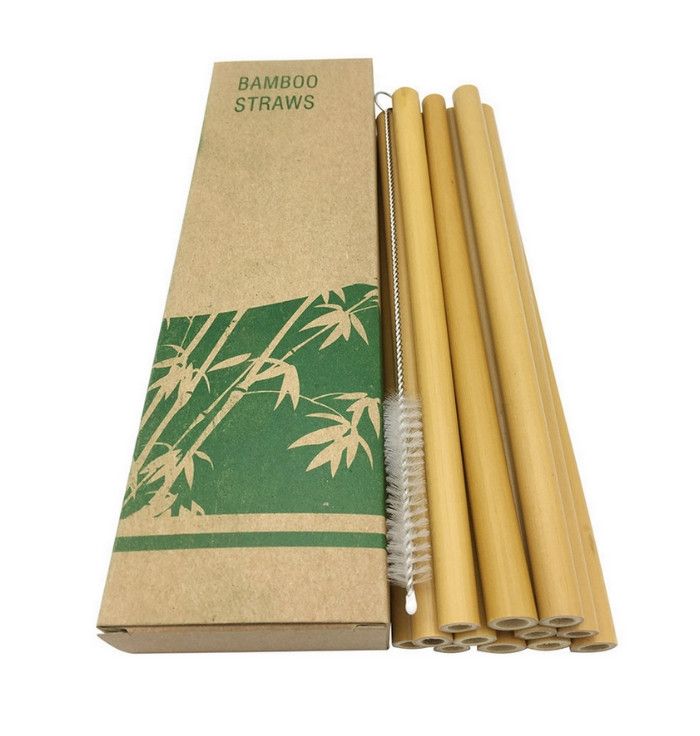 20cm Bamboo Straw for Drinking