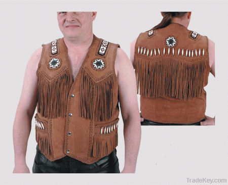 Western Leather Vests