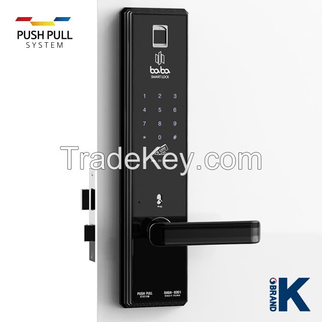 Smart card fingerprint door lock BABA-8301