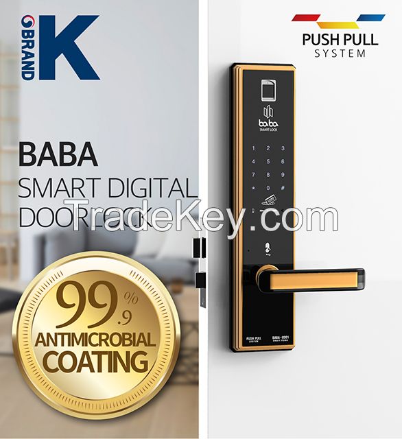 Smart card fingerprint door lock BABA-8301