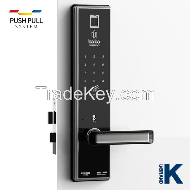 Smart card fingerprint door lock BABA-8301