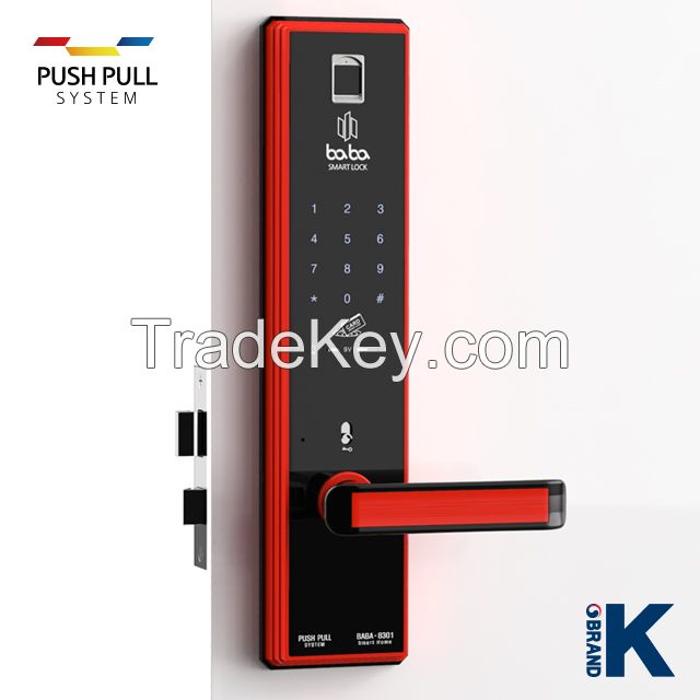 Smart card fingerprint door lock BABA-8301