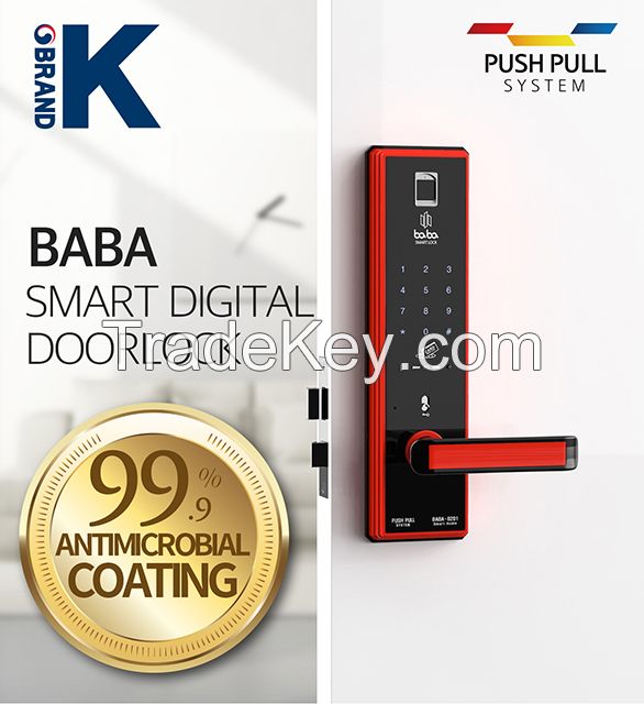 Smart door lock BABA-8201 swipe card fingerprint door lock