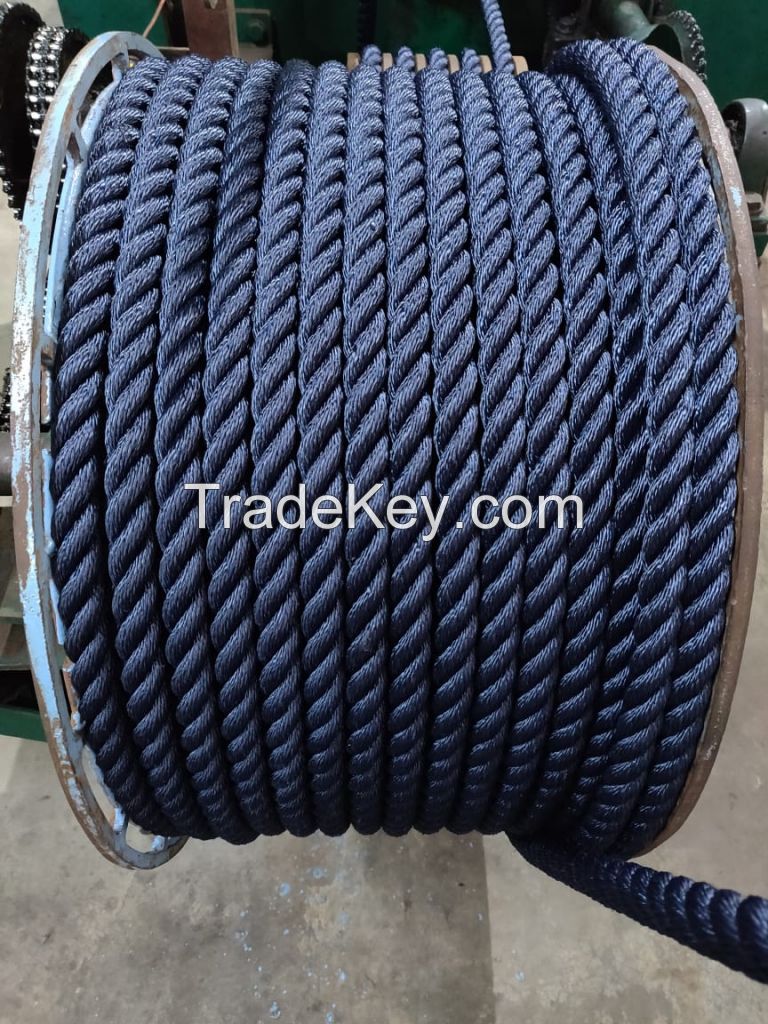 3 Strand Polyester FDY Twisted Ropes