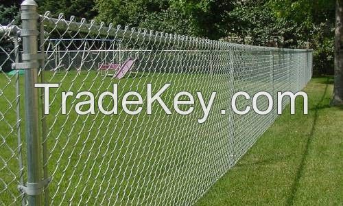 Chain link fence