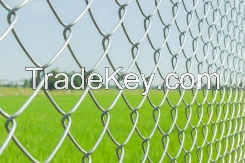 Chain link fence