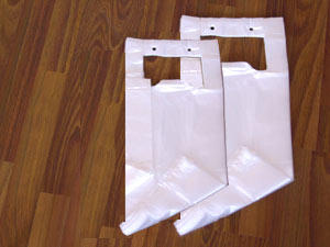 flat cut bags in block