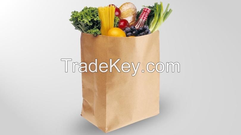 brown paper grocery bag 