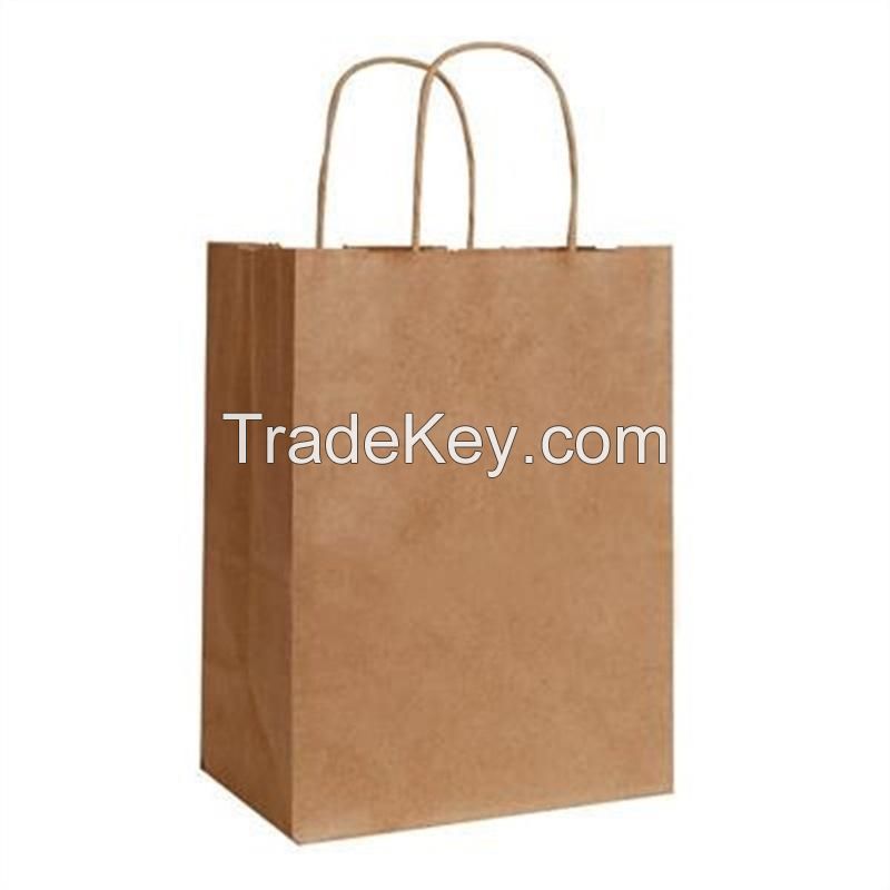 square bottom brown paper bag