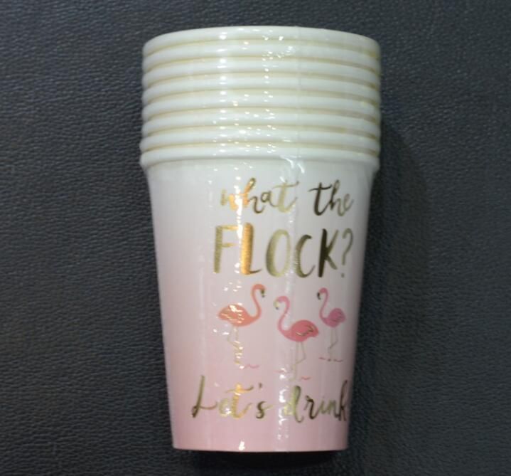 Food Grade Disposable Printed Paper Cup, Hot Stamping Cold Beverage Paper Cups