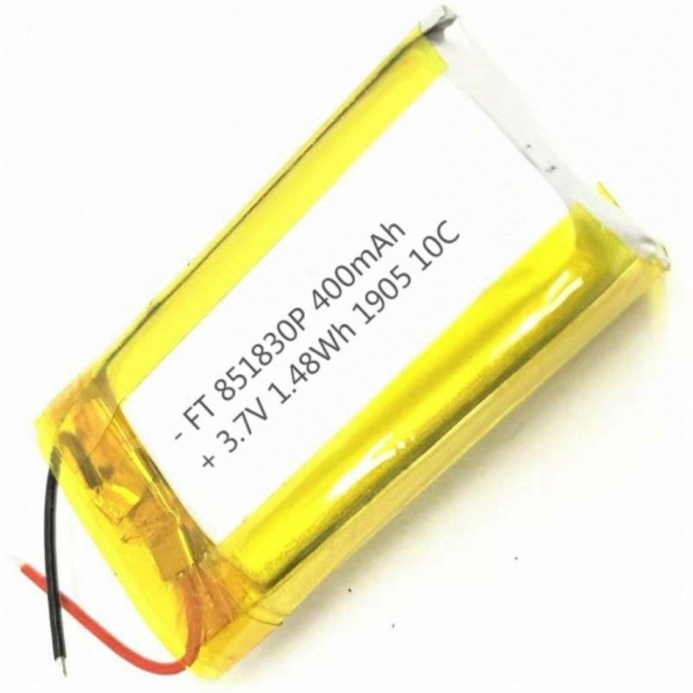 lithium polymer battery FT851830P 3.7V 400mAh