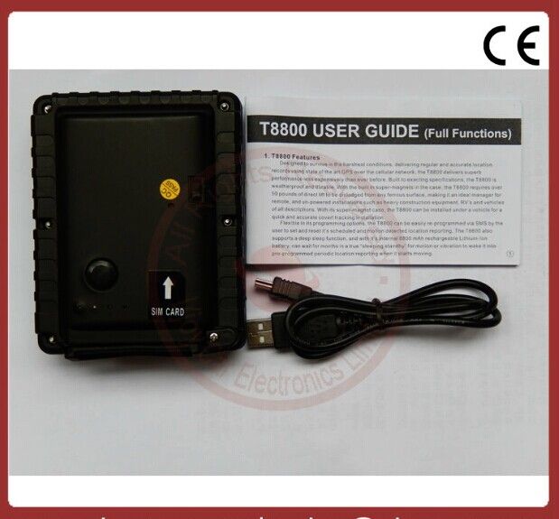 Assets tracking device with waterproof, long battery life, free gps tracking software and public hardware